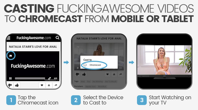 Porn Streaming Mobile - Free 4K Porn with Chromecast and AirPlay support - FuckingAwesome.com